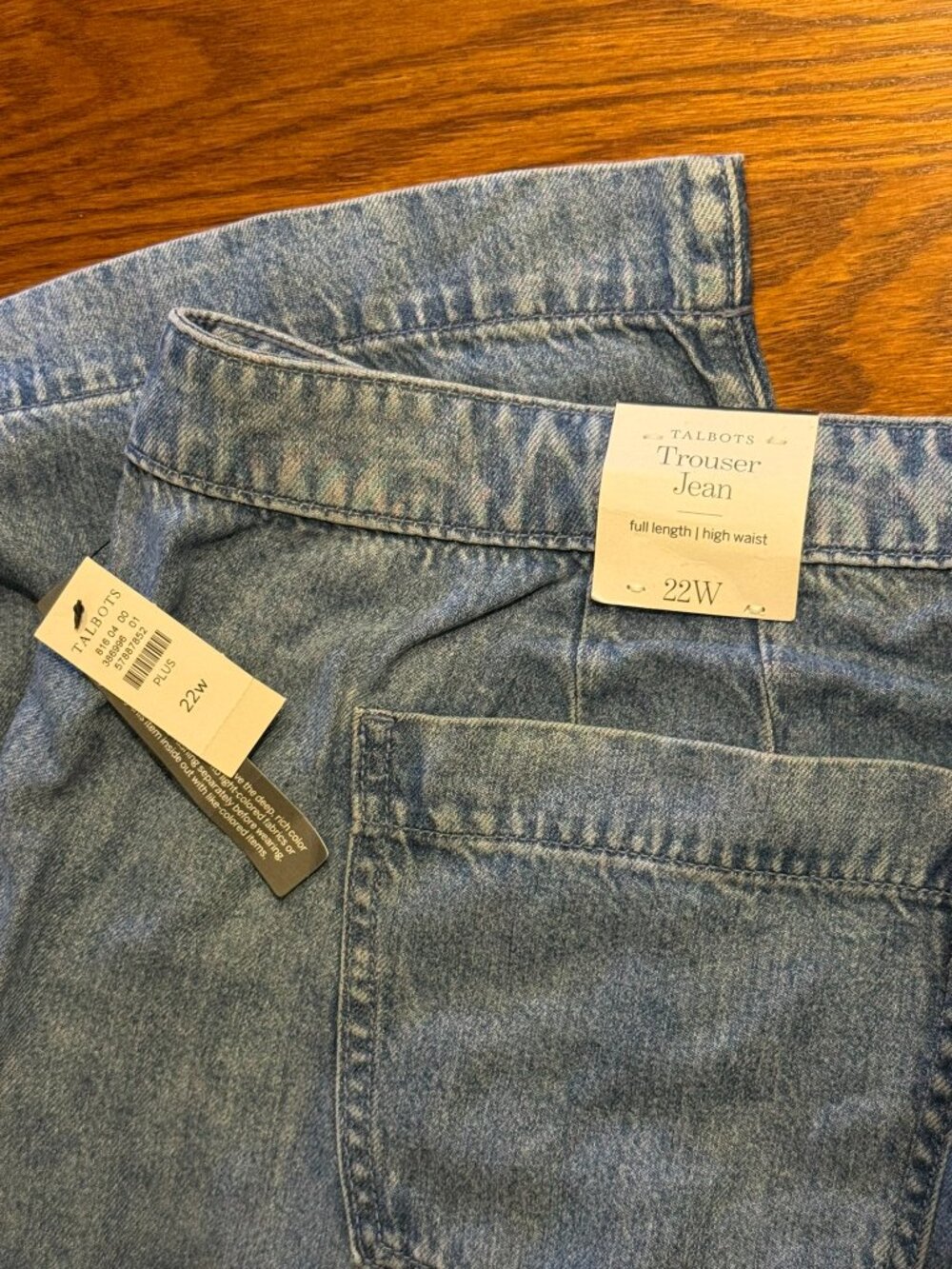 ~Tencel~ Talbots NWT 22W Trouser Jeans Full Length | High Waist